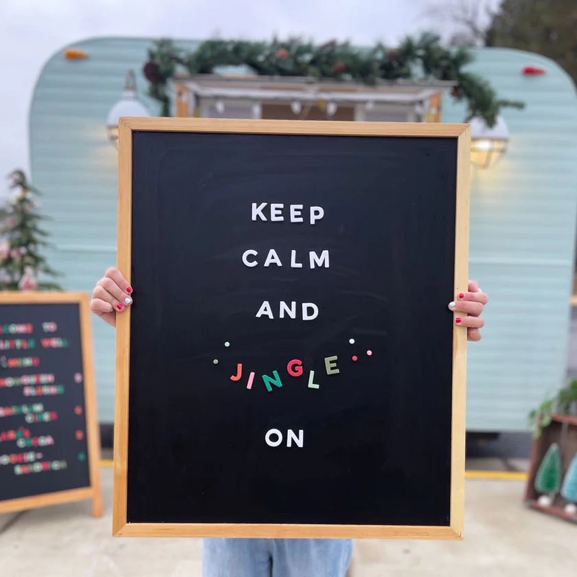1" 200pc Joyful Holiday Rainbow Magnetic Uppercase Letters & Numbers • TTSC x Joy Creative Shop Collab - Image 3