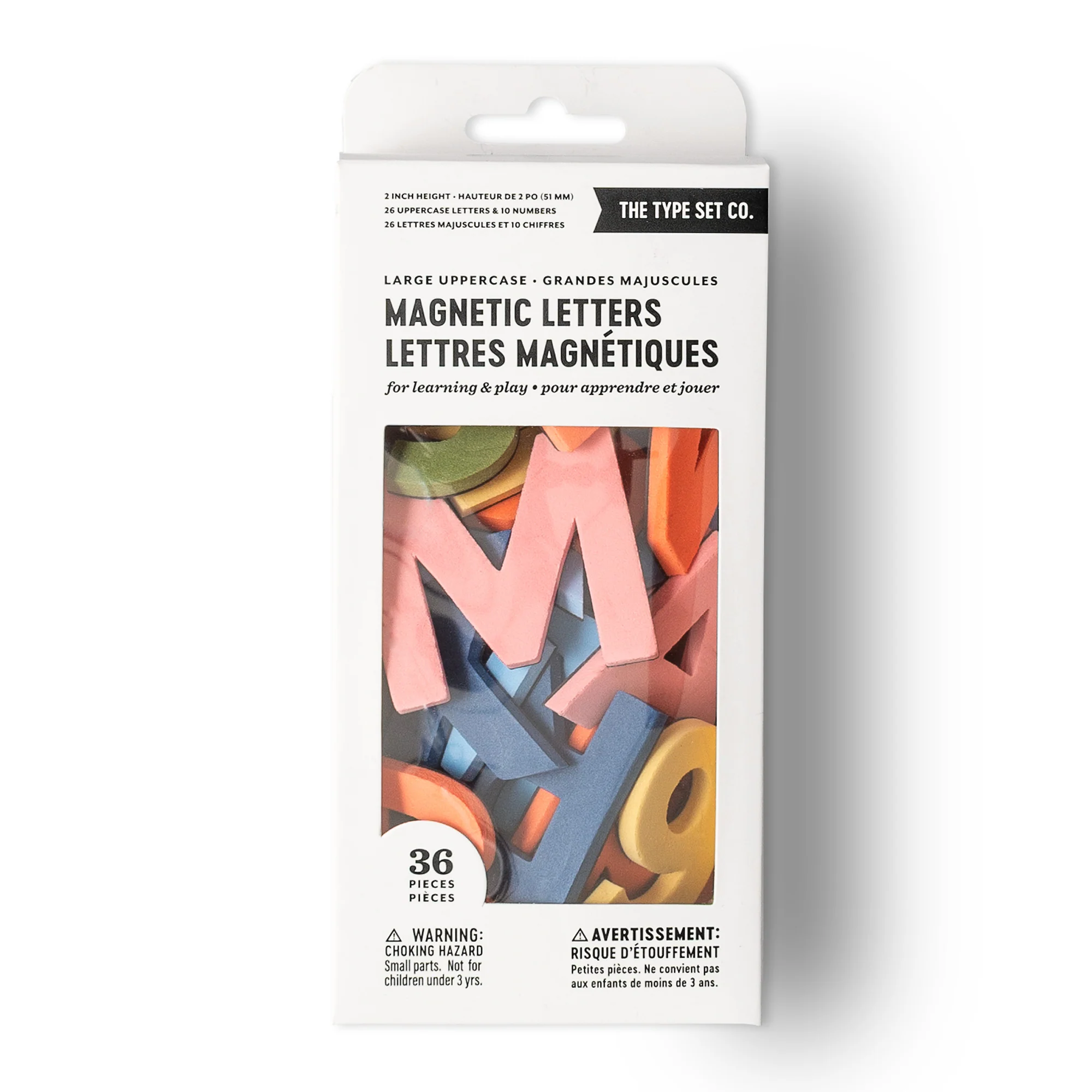 2" 36pc Rainbow Mod Uppercase Magnetic Letters & Numbers - Image 6