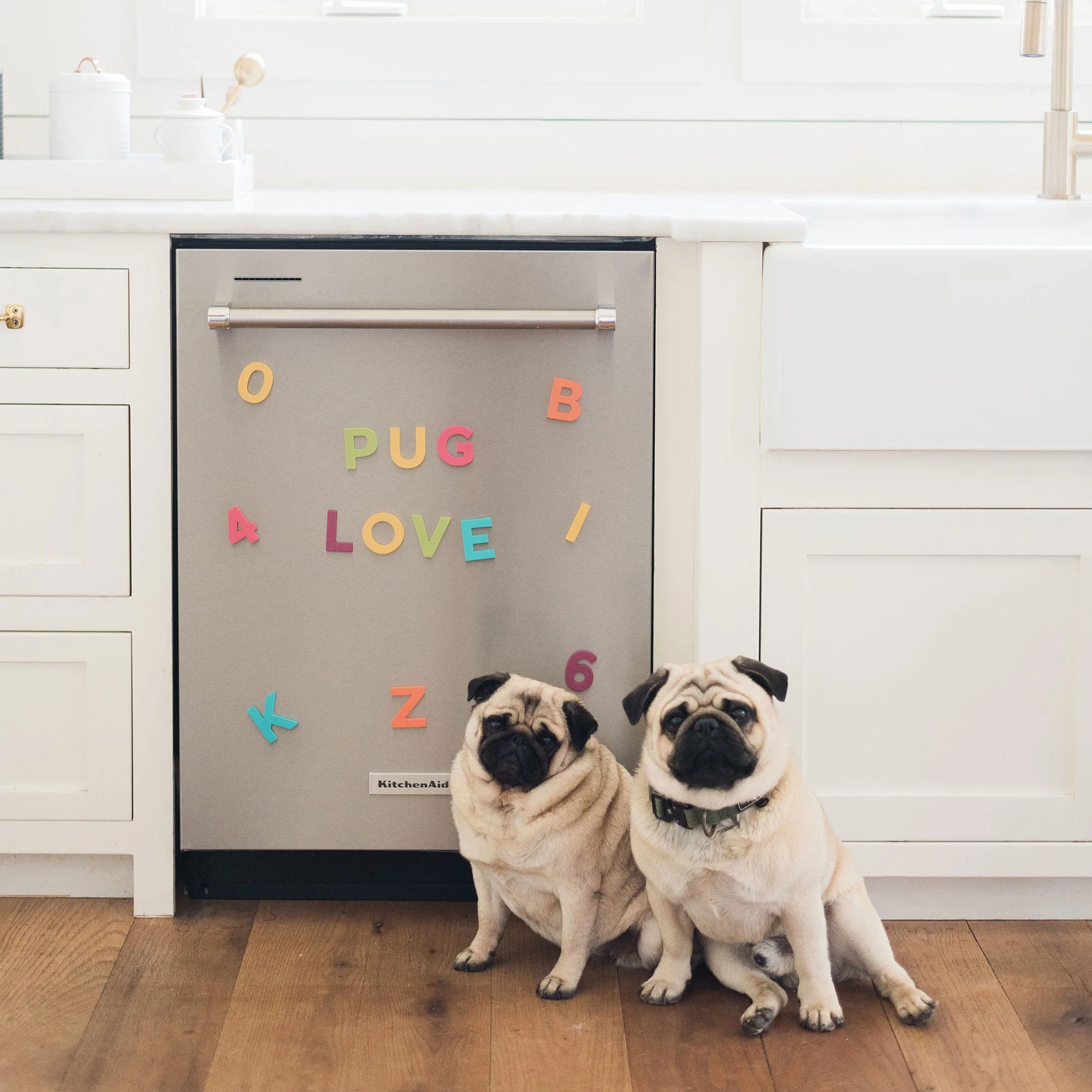 2" 36pc Rainbow Pop Uppercase Magnetic Letters & Numbers - Image 3