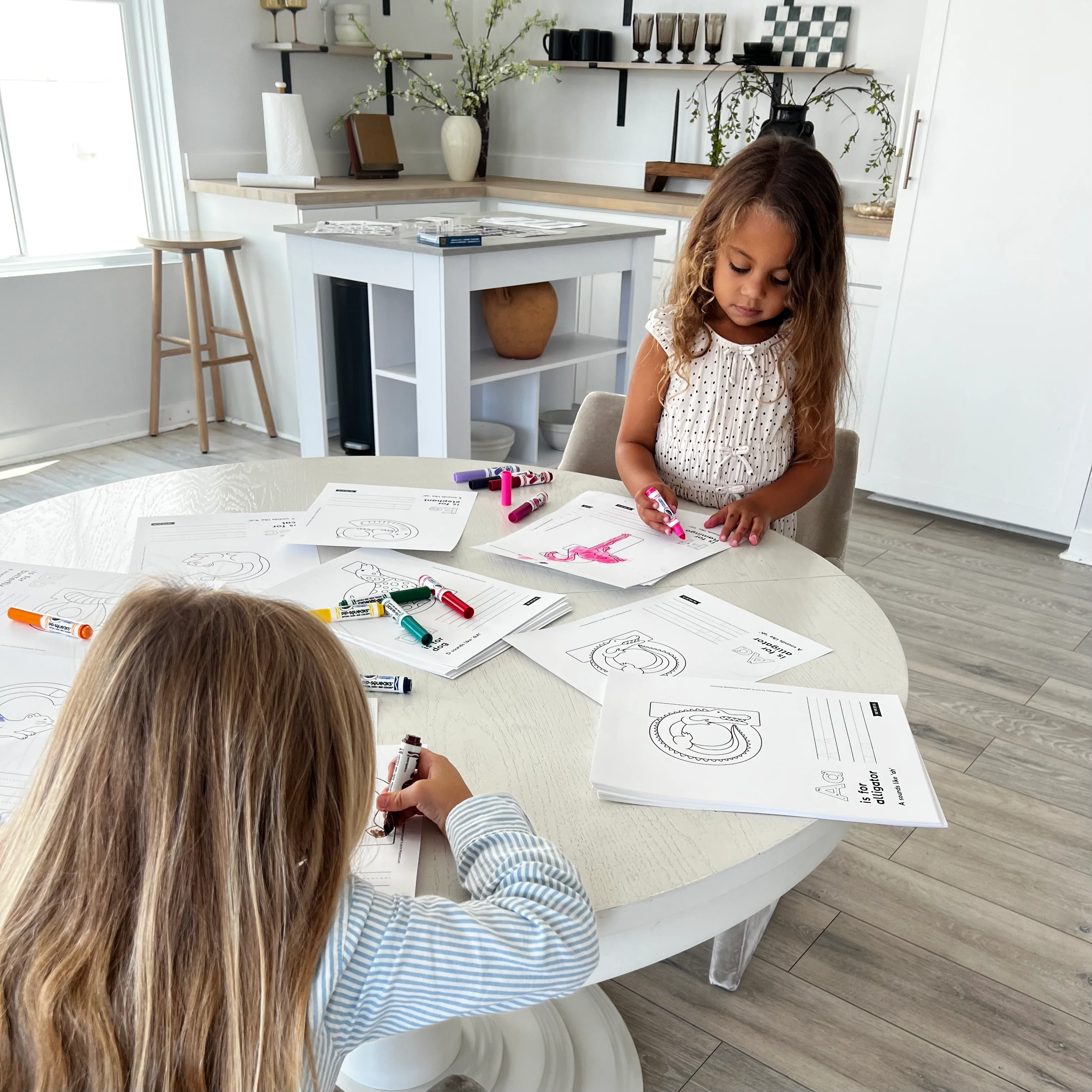 A to Z Animal Alphabet Coloring Pages – Printable Worksheets for Kids - Image 3