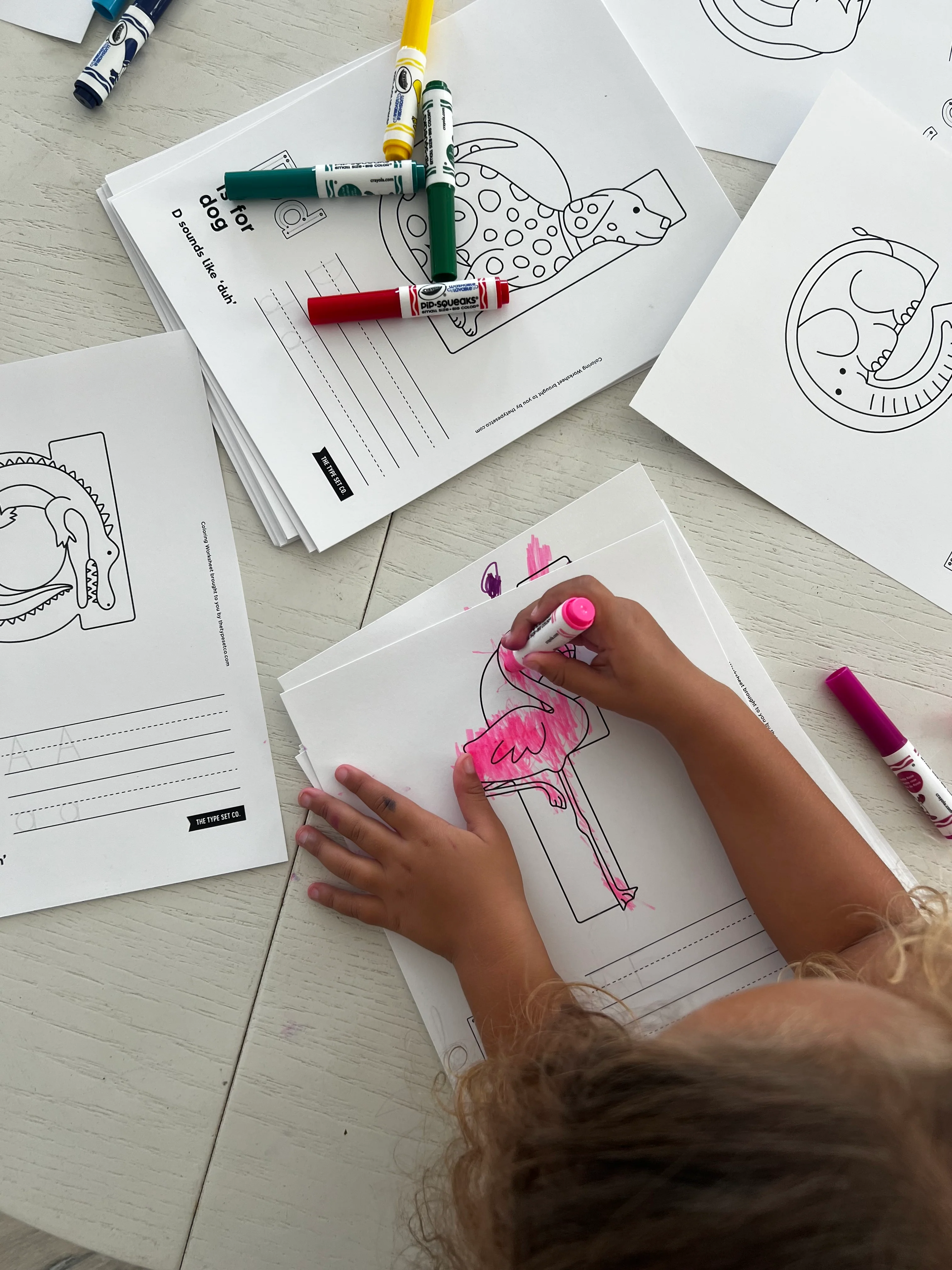 A to Z Animal Alphabet Coloring Pages – Printable Worksheets for Kids - Image 5
