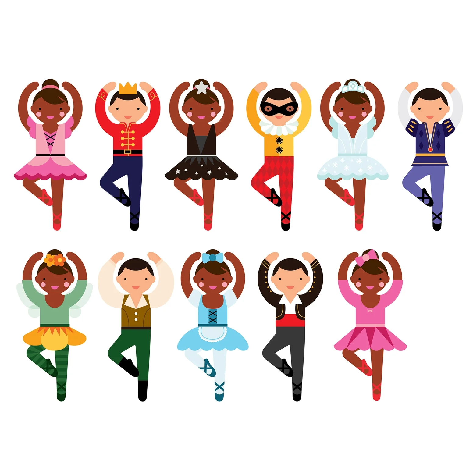 Ballet Dancers Magnetic Dress-up Play Set FINAL SALE - Image 3