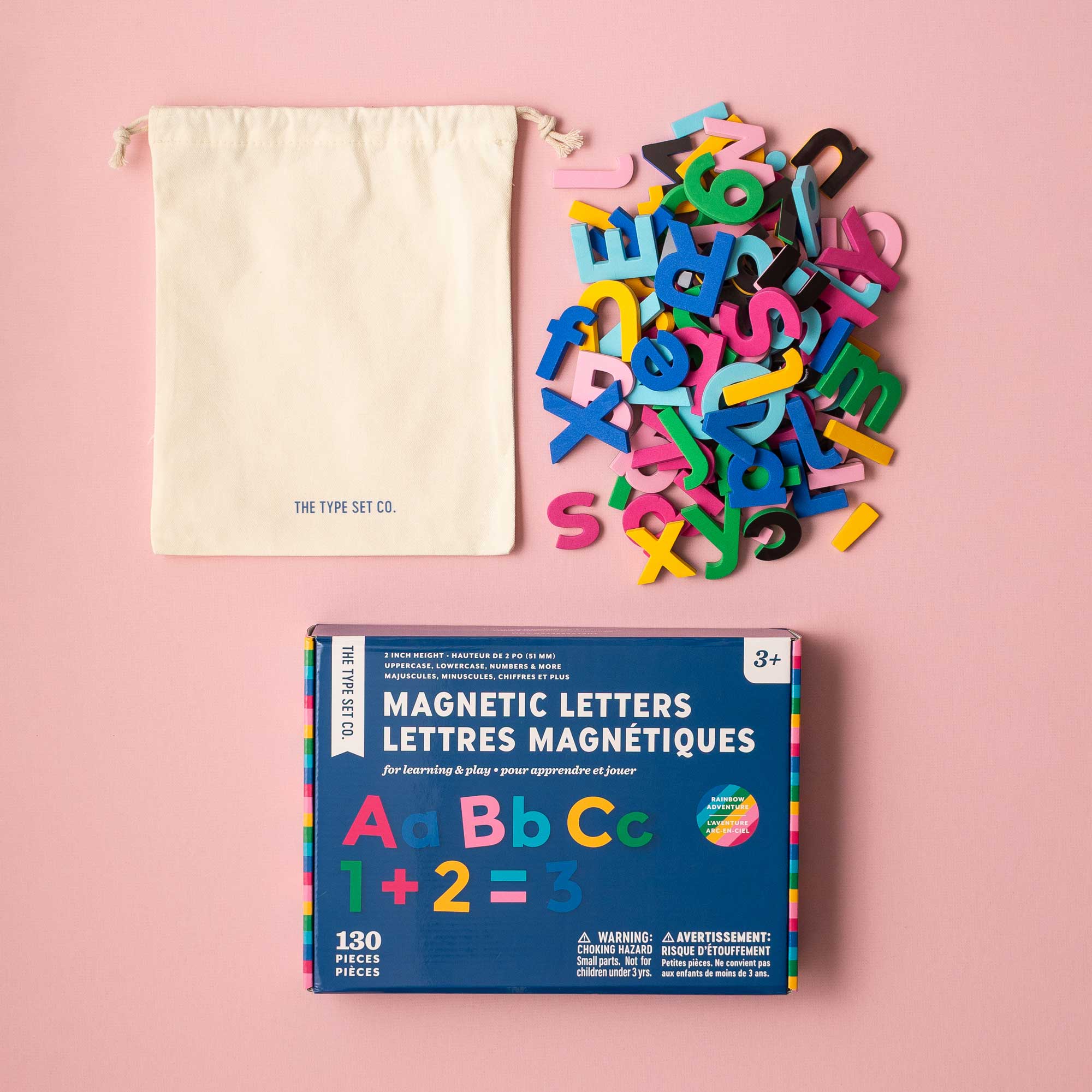 2" 130pc Rainbow Adventure Magnetic Letters - Image 3