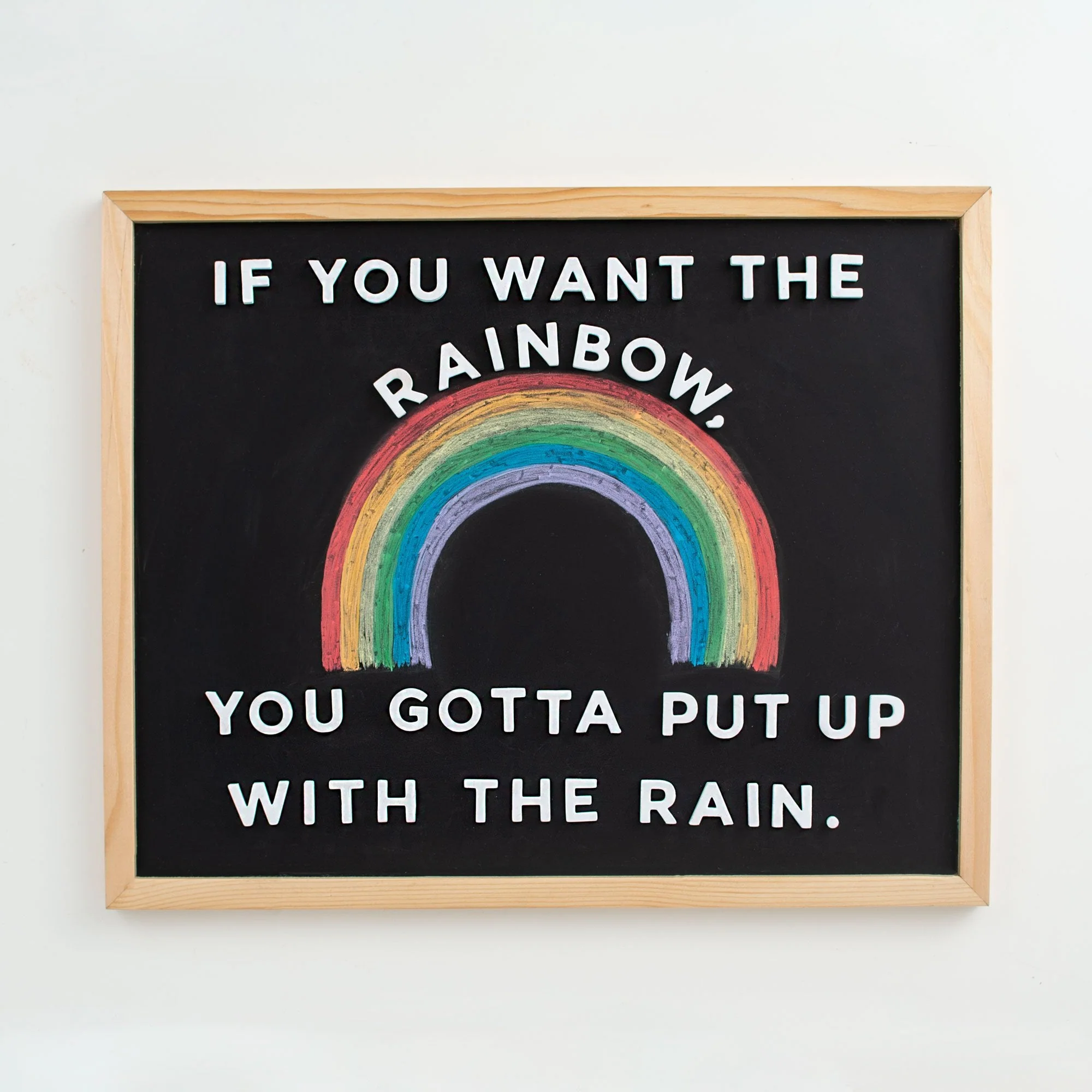 17x21 Black Magnetic Chalkboard - Image 3