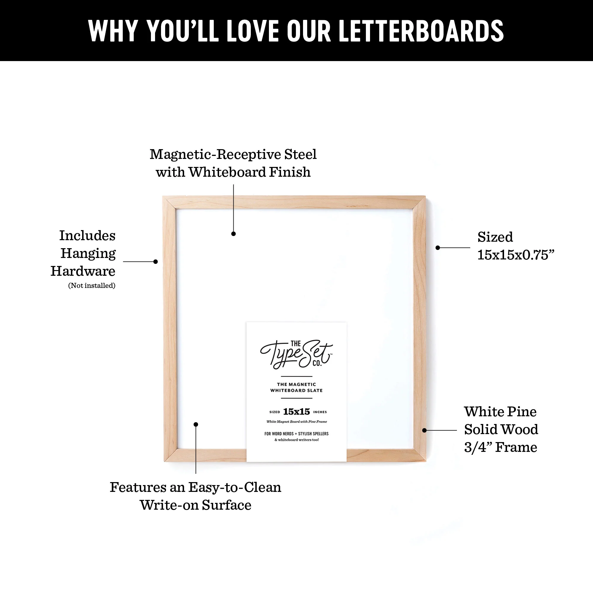 15x15 Magnetic Whiteboard - Image 5