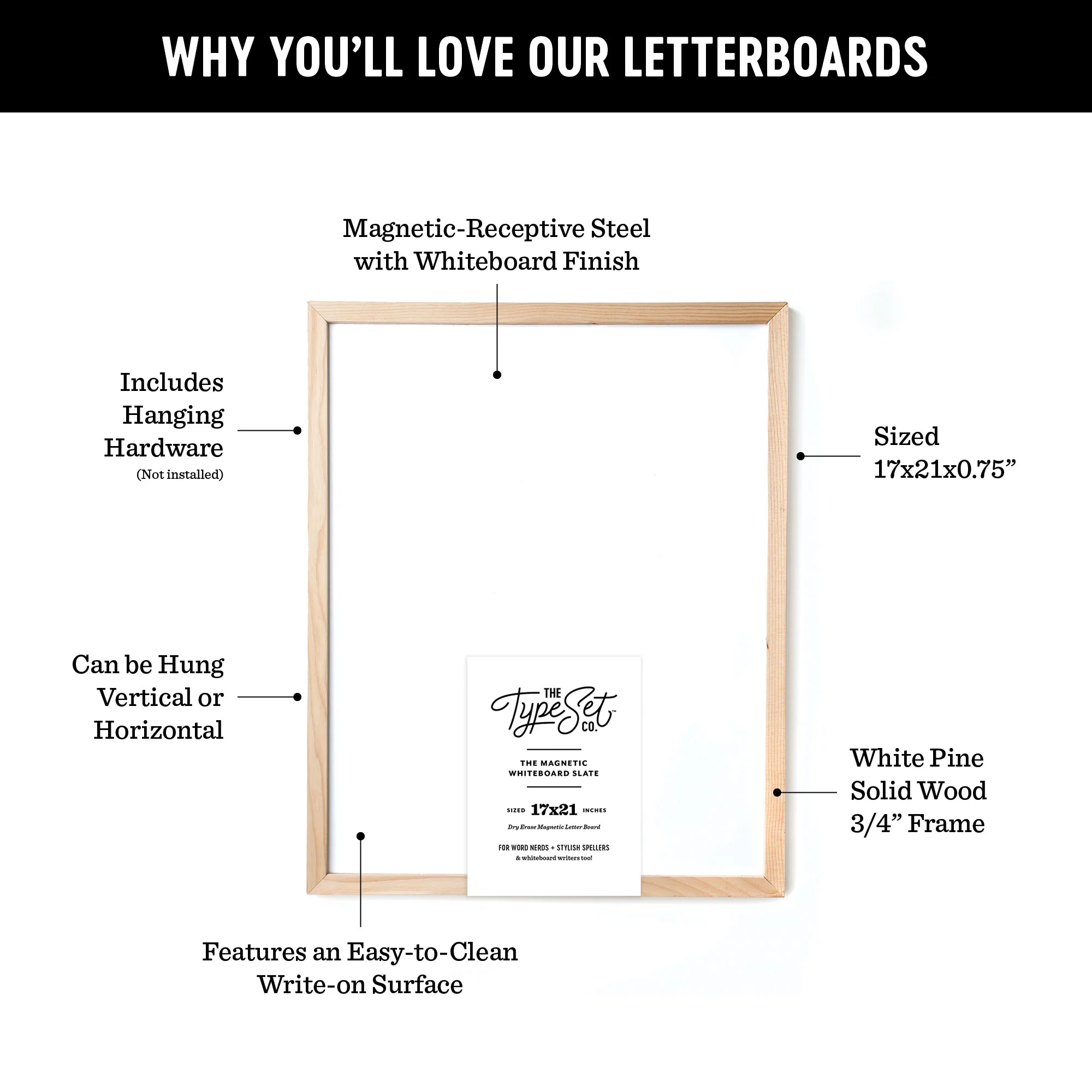 17x21 Magnetic Whiteboard - Image 4