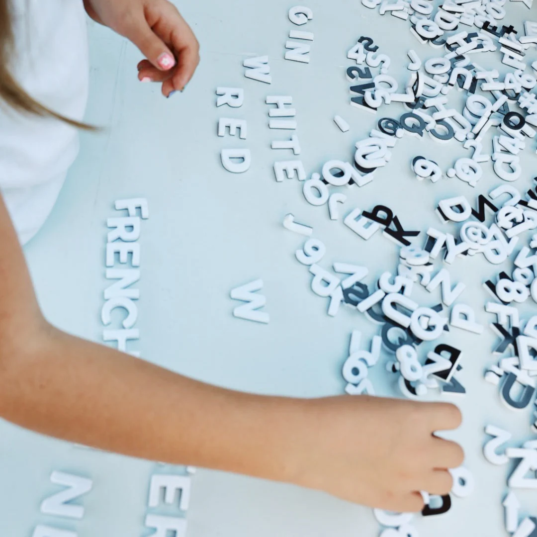 Menu Maker Magnetic Letter Set Bundle in White - Image 4